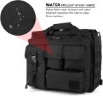 GES Tactical Briefcase, 17.3 Inch Men's Messenger Bag Military Briefcase for Men - Image 4